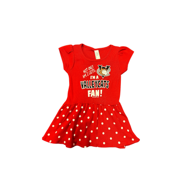 Toddler Girls Red Polka Dot Dress