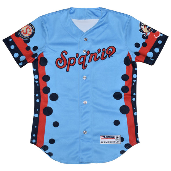 Spokane Indians Youth Replica Redband Jersey