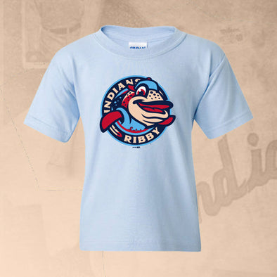 Spokane Indians Youth Ribby Light Blue Tee