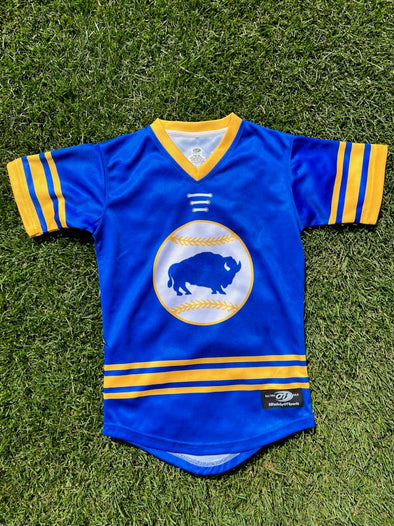 Buffalo Bisons Youth 2019 Royal Hockey Night Replica Jersey