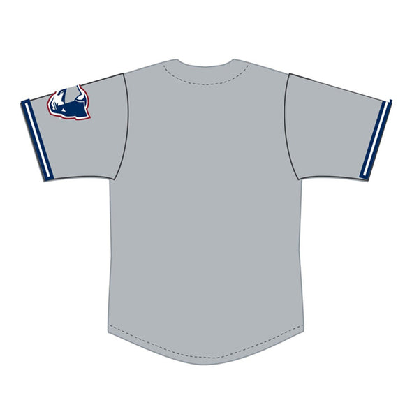 Somerset Patriots Youth Sublimated Road Gray Retail Replica Jersey
