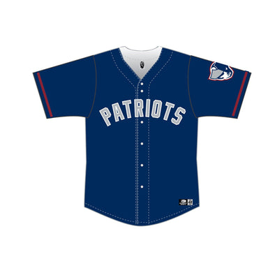 Somerset Patriots Youth Sublimated Road Navy Alternate  Retail Replica Jersey