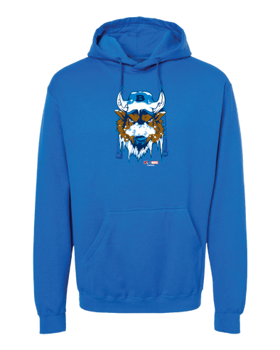 Buffalo Bisons Youth Marvel's Defenders of the Diamond Royal Primary Hoodie