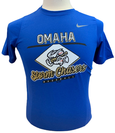 Omaha Storm Chasers Youth Nike Royal Legend Diamond Chasers Tee