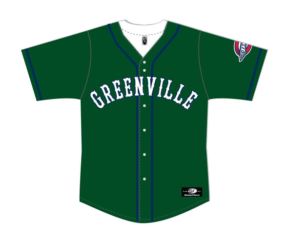 Greenville Drive OT Sublimated Green Sunday Replica Jersey