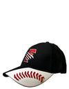 Youth Black Primary Baseball Seam Adj