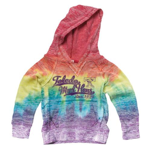 Youth Rainbow Courtney Burnout Hood