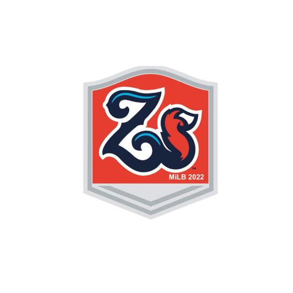 Somerset Patriots Cop de la Diversion Zorros de Somerset Z Tail Pin