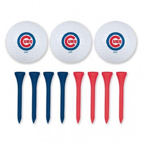 Chicago Cubs Golf Ball/Tee Set