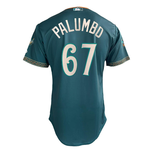 Nashville Sounds EvoShield Adult Vihuelas Teal Green Authentic Jersey