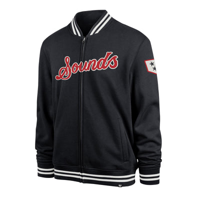 Nashville Sounds '47 Brand Atlas Blue Wax Pack Pro Camden Track Jacket