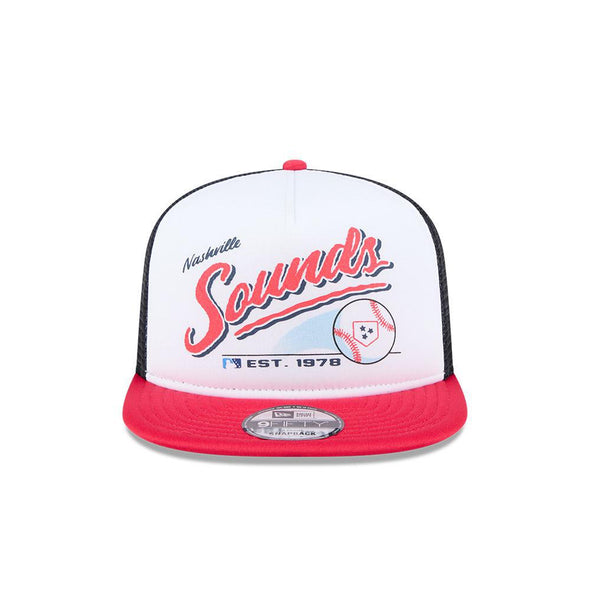 Nashville Sounds New Era 9FIFTY A-Frame Retro Script Hat