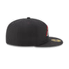 Nashville Sounds New Era 5950 Dark Graphite Lockup Logo Hat