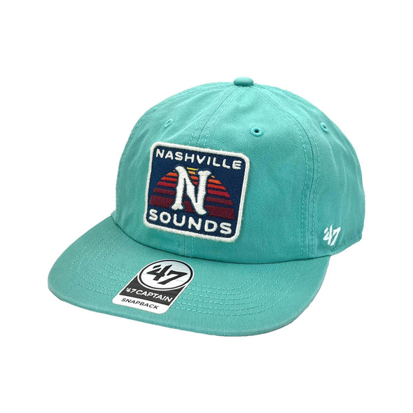 Nashville Sounds '47 Brand Lagoon Blue Cypress Captain RL Hat