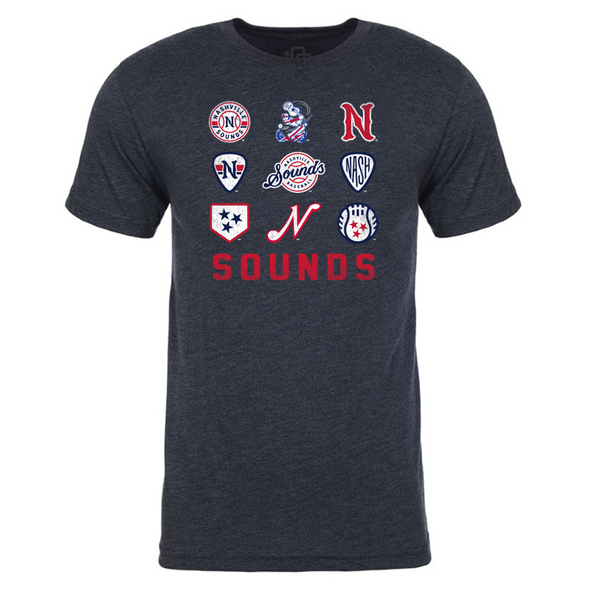 Nashville Sounds 108 Stitches Navy Andy Tee
