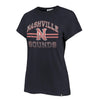 Nashville Sounds '47 Brand Women's Atlas Blue Bright Eyed Frankie Tee