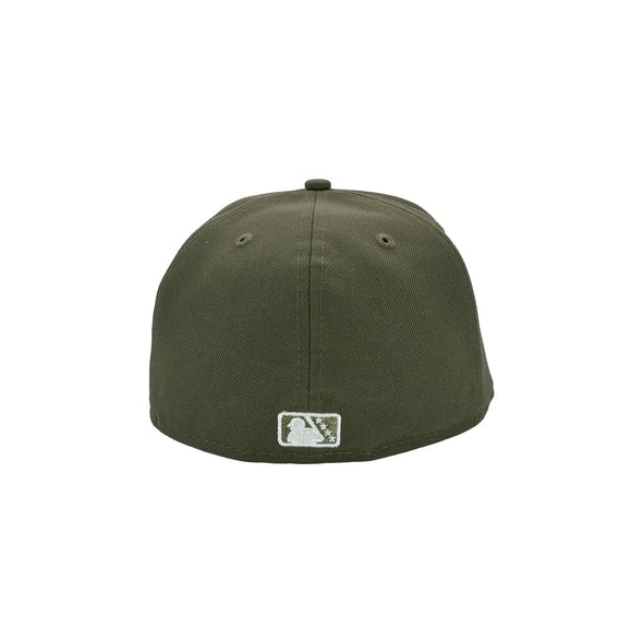 Nashville Sounds New Era 59FIFTY Olive Green N Logo Hat