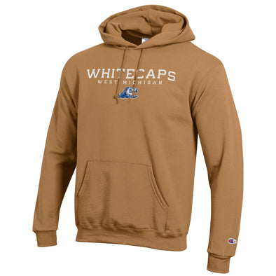 West Michigan Whitecaps Briefly Brown Embroidered Hood