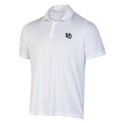 Under Armour White HC Polo
