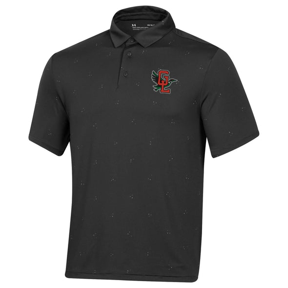 Great Lakes Loons Under Armour Black GL Scatter Polo