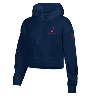 Jacksonville Jumbo Shrimp Under Armour Women's 1/2 Zip Rival Fleece Hood