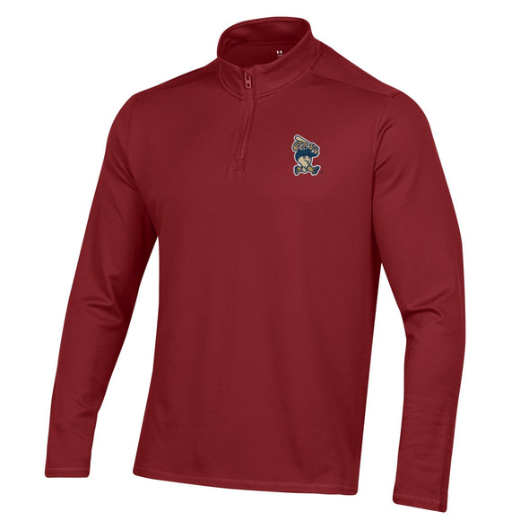 Under Armour Men's Swinging Teddy Motion 1/4 Zip Red