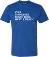 MYRTLE BEACH PELICANS OBVIOUS SHIRTS AFFILIATE LIST TEE