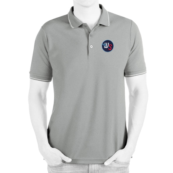 Wichita Wind Surge Adult Grey Affluent Polo