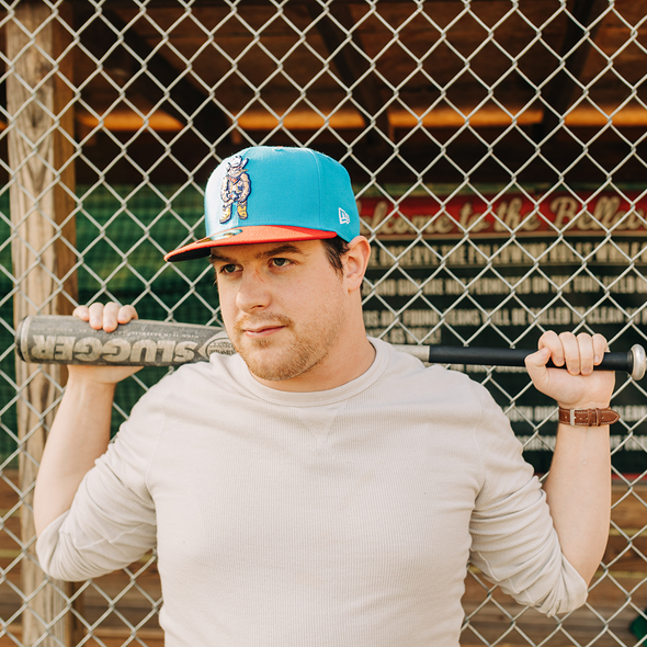 Amarillo Sod Poodles Official Marvel's Defenders of the Diamond New Era 59FIFTY Fitted Cap