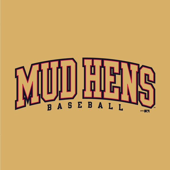 Toledo Mud Hens Gold Hens Comfort Wash Crewneck Sweatshirt