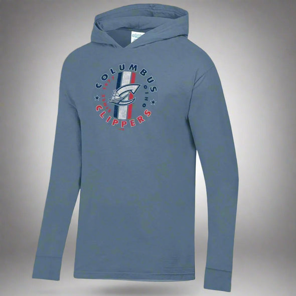 Columbus Clippers Comfort Wash Long Sleeve Hooded Tee