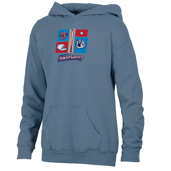 Jacksonville Jumbo Shrimp Comfort Wash Youth Saltwater Hoodie