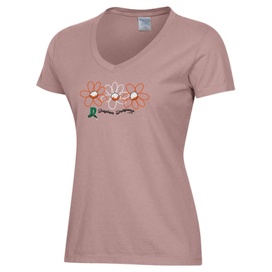 Comfort Wash Ladies S/S V-Neck Tee