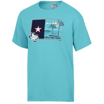 Comfort Wash - T Texas Flag