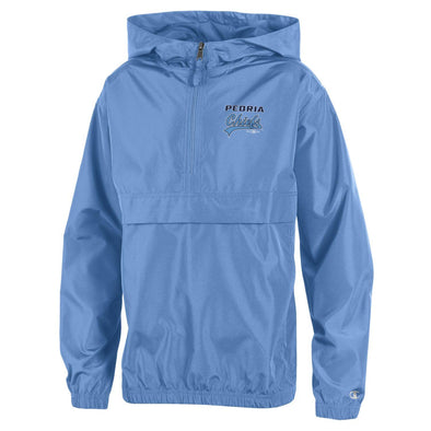 Light Blue Champion Youth Pullover Windbreaker