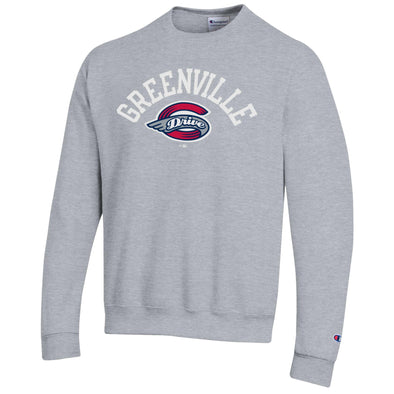 Greenville Drive Champion Grey Powerblend Crewneck Sweatshirt