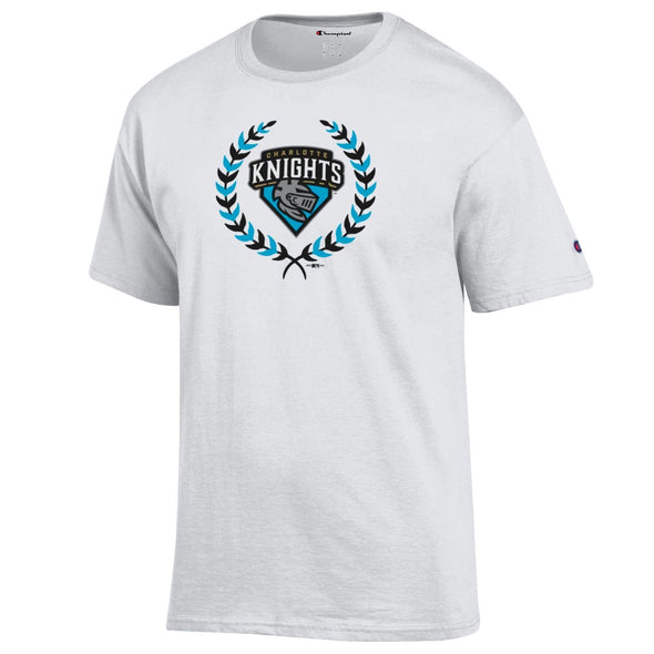 Charlotte Knights Champion Laurels Basic Tee