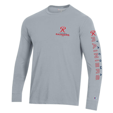 Tacoma Rainiers Champion Gray Long Sleeve Tee