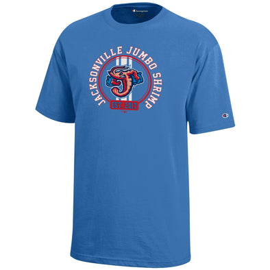 Jacksonville Jumbo Shrimp Champion Youth Blue Breeze Tee