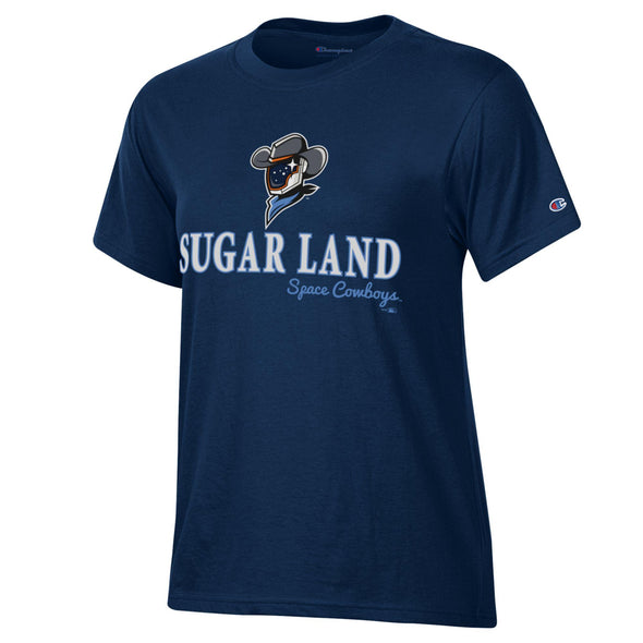 Sugar Land Space Cowboys Champion Women's Tee Sugar Glitter