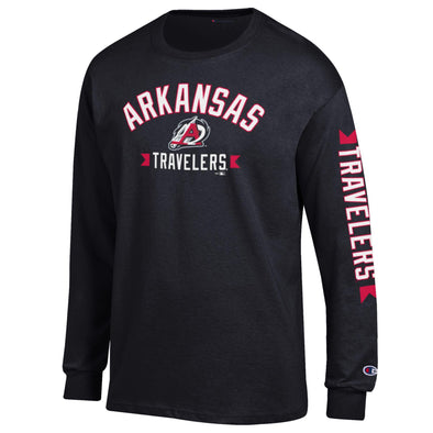 Arkansas Travelers Champion Jersey LS Tee