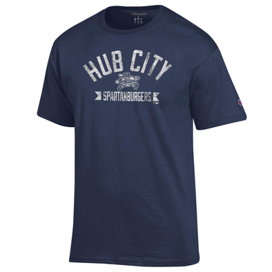 Adult Navy Champion Distressed Tee