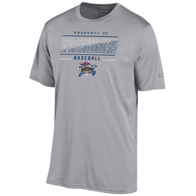 Adult Grey Dry Fit Champion Tee
