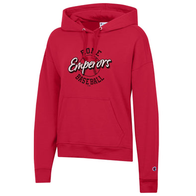 Rome Emperors Champion Red Powerblend Womens Hoodie