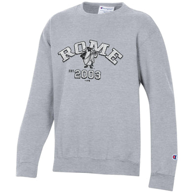 Rome Emperors Champion Youth Powerblend Heather Gray Sweatshirt