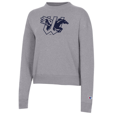 Wichita Wind Surge Women's Grey Triumph Long Sleeve Fleece