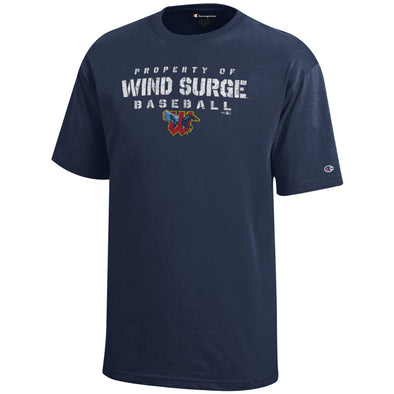 Wichita Wind Surge Youth Navy Jersey Tee