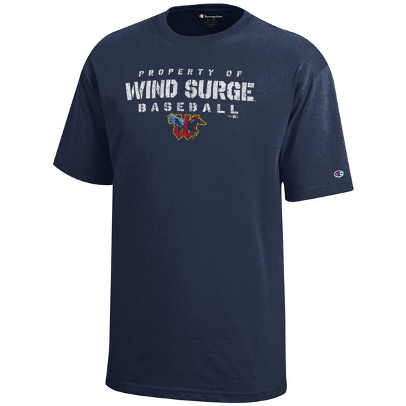 Wichita Wind Surge Youth Navy Jersey Tee