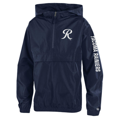 Tacoma Rainiers Champion Navy Youth Pack N Go Jacket