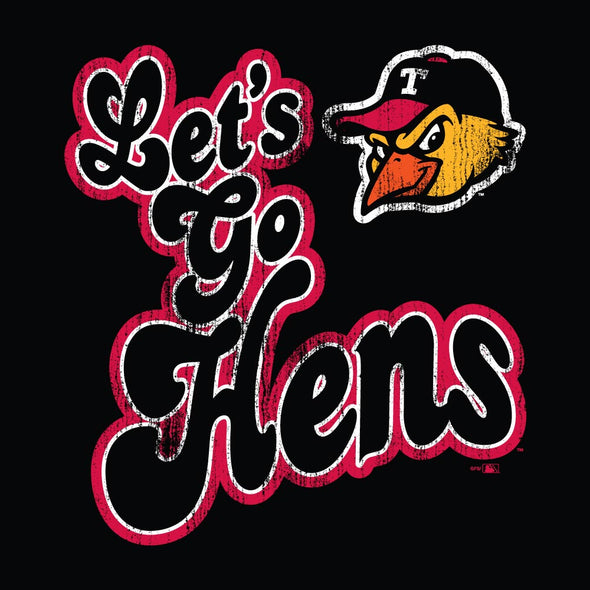 Toledo Mud Hens Black Rusch Go Hens Ladies Crewneck
